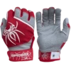 2022 Spiderz PRO Model Batting Gloves: Red/White -Rawlings Store 2022SpiderzPRO Red White