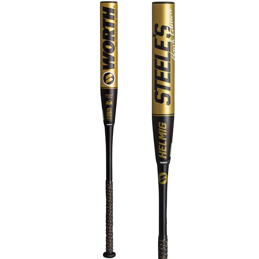 2022 Worth Steele's Hawk Denny Helmig Tribute XL 12.25″ 2PC USSSA Slowpitch Softball Bat: WSHEU 3 2022 Worth Steele's Hawk Denny Helmig Tribute XL 12.25″ 2PC USSSA Slowpitch Softball Bat: WSHEU