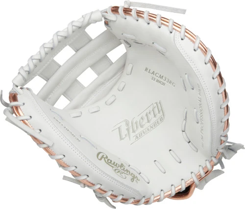 33 Inch Rawlings Liberty Advanced RLACM33RG Women's Fastpitch Softball Catcher Mitt 4 33 Inch Rawlings Liberty Advanced RLACM33RG Women's Fastpitch Softball Catcher Mitt - Image 2