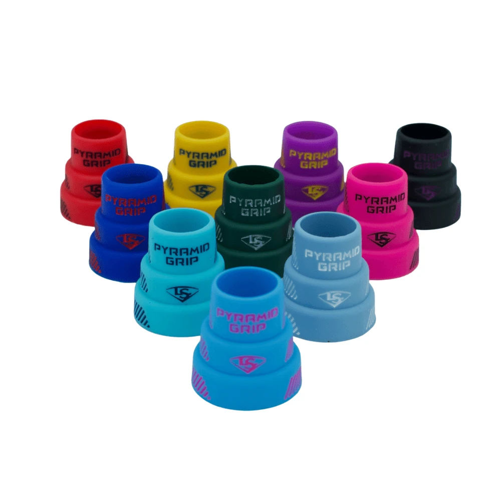 Louisville Slugger Pyramid Grips: Multi Color 3 Louisville Slugger Pyramid Grips: Multi Color