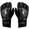 Bruce Bolt PREMIUM PRO Chrome Series Long Cuff Batting Gloves: Black 1 Bruce Bolt PREMIUM PRO Chrome Series Long Cuff Batting Gloves: Black -Rawlings Store BLACKLONG