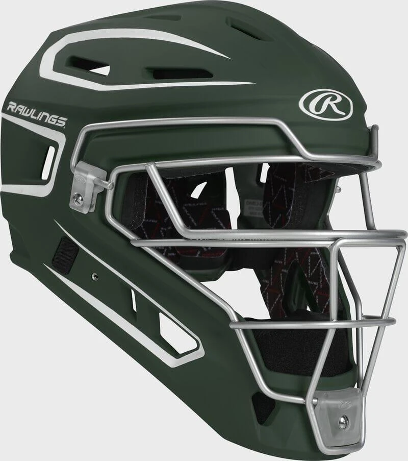 Rawlings Adult Dark Green/White VELO 2.0 Catcher's Gear Box Set: CSV2A-DG/W 4 Rawlings Adult Dark Green/White VELO 2.0 Catcher's Gear Box Set: CSV2A-DG/W - Image 2