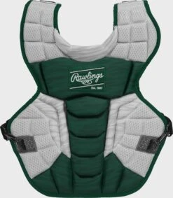 Rawlings Youth Dark Green/White VELO 2.0 Catcher's Gear Box Set: CSV2Y-DG / W -Rawlings Store CPV2N W DG 1