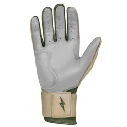 Bruce Bolt Premium Pro Military Series Long Cuff Batting Gloves: Beige 11 Bruce Bolt Premium Pro Military Series Long Cuff Batting Gloves: Beige -Rawlings Store IMG 0883