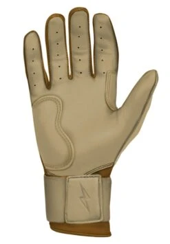 Bruce Bolt PREMIUM PRO Gold Series Batting Gloves: Long Cuff 15 Bruce Bolt PREMIUM PRO Gold Series Batting Gloves: Long Cuff -Rawlings Store LC GLD PALM