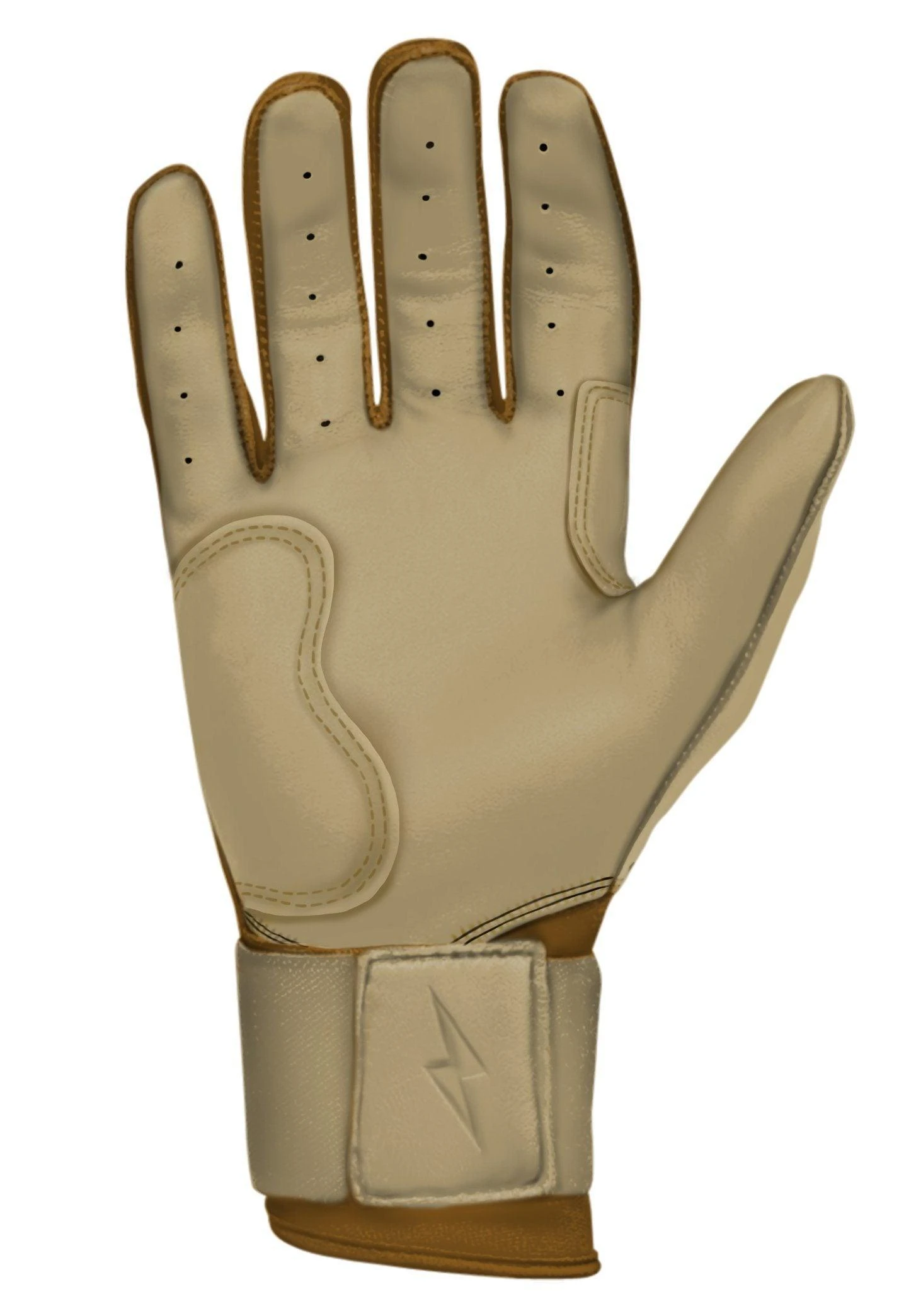 Bruce Bolt PREMIUM PRO Gold Series Batting Gloves: Long Cuff 8 Bruce Bolt PREMIUM PRO Gold Series Batting Gloves: Long Cuff - Image 6