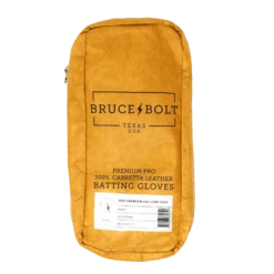 Bruce Bolt PREMIUM PRO Long Cuff Batting Gloves: White 12 Bruce Bolt PREMIUM PRO Long Cuff Batting Gloves: White -Rawlings Store LC WHTG BAG