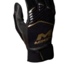 Miken Softball MK7X Adult Black And Gold Batting Gloves: MBGGLD-BLK 2 Miken Softball MK7X Adult Black And Gold Batting Gloves: MBGGLD-BLK -Rawlings Store MBGGLDblack1