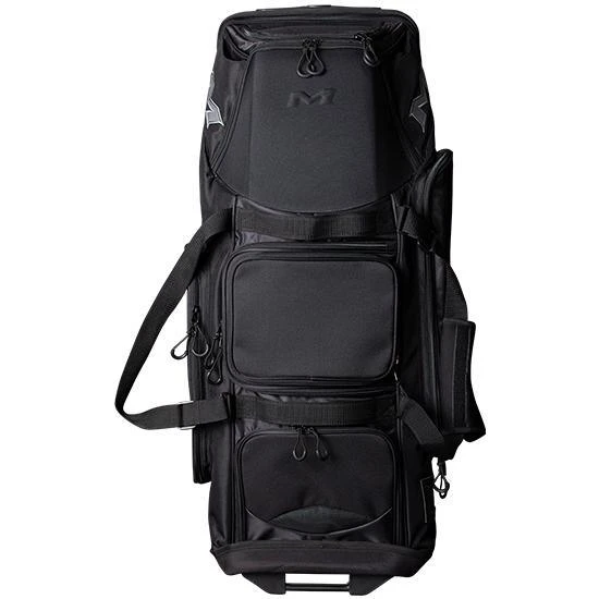 Miken MKMK7X Black Pro Wheeled Roller Bat Bag: MKMK7X-PRO-BLK 5 Miken MKMK7X Black Pro Wheeled Roller Bat Bag: MKMK7X-PRO-BLK - Image 3