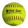 Worth 12" ASA Hot Dot Slowpitch Softballs (Dozen): AHD12CY 1 Worth 12" ASA Hot Dot Slowpitch Softballs (Dozen): AHD12CY -Rawlings Store PROCOMP
