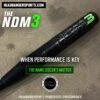 PURE Sports NDM3 13" 2 Piece Game Ready USSSA Slowpitch Softball Bat: M1B3 2 PURE Sports NDM3 13" 2 Piece Game Ready USSSA Slowpitch Softball Bat: M1B3 -Rawlings Store PURE Sports NDM3 INSTA Campaign 3