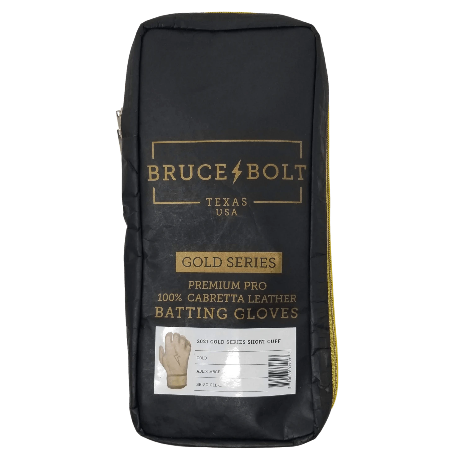 Bruce Bolt PREMIUM PRO Gold Series Batting Gloves: Short Cuff 6 Bruce Bolt PREMIUM PRO Gold Series Batting Gloves: Short Cuff - Image 4