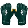 Bruce Bolt PREMIUM PRO Short Cuff Batting Gloves: GREEN 2 Bruce Bolt PREMIUM PRO Short Cuff Batting Gloves: GREEN -Rawlings Store SC GRNG HERO