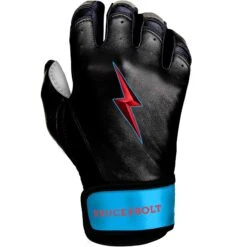 Bruce Bolt PREMIUM PRO BRINSON Series Short Cuff Batting Gloves: Black 10 Bruce Bolt PREMIUM PRO BRINSON Series Short Cuff Batting Gloves: Black -Rawlings Store SC LBB RIGHT