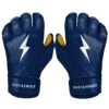Bruce Bolt PREMIUM PRO Short Cuff Batting Gloves: Navy -Rawlings Store SC NVYG HERO