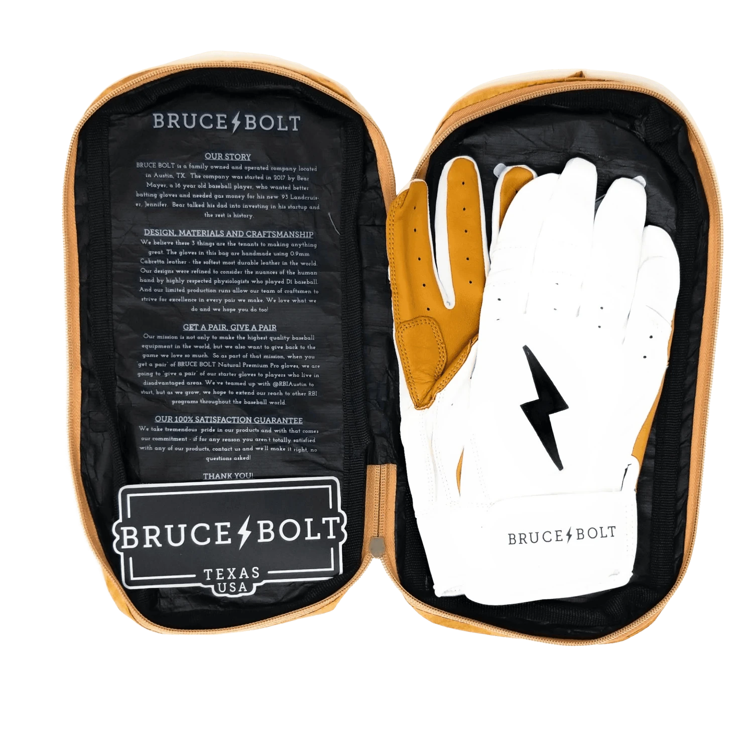 Bruce Bolt PREMIUM PRO Short Cuff Batting Gloves: White 8 Bruce Bolt PREMIUM PRO Short Cuff Batting Gloves: White - Image 6