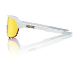 100% S2 Sunglasses Soft Tact Off White - HiPER Red Multilayer Mirror Lens 7 100% S2 Sunglasses Soft Tact Off White - HiPER Red Multilayer Mirror Lens -Rawlings Store SP21 S2 60006 00007 PROFILE