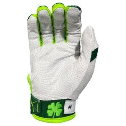 2023 Spiderz Ltd Ed "Lucky" ENDITE Batting Gloves: Dark Green/Kelly Green/White 7 2023 Spiderz Ltd Ed "Lucky" ENDITE Batting Gloves: Dark Green/Kelly Green/White -Rawlings Store Spiderz Lucky Batting Gloves 2