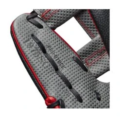 2023 Wilson A2000 1975 Spin Control 11.75" Infield Baseball Glove: WBW1009861175 21 2023 Wilson A2000 1975 Spin Control 11.75" Infield Baseball Glove: WBW1009861175 -Rawlings Store WBW100986 6 A2000 IF 1975SC SPIN CONTROL 1175 BlackSS GreyDimple Red.png.cq5dam.web .1200.1200