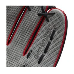 2023 Wilson A2000 1975 Spin Control 11.75" Infield Baseball Glove: WBW1009861175 22 2023 Wilson A2000 1975 Spin Control 11.75" Infield Baseball Glove: WBW1009861175 -Rawlings Store WBW100986 7 A2000 IF 1975SC SPIN CONTROL 1175 BlackSS GreyDimple Red.png.cq5dam.web .1200.1200