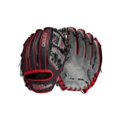 2023 Wilson A2000 1975 Spin Control 11.75" Infield Baseball Glove: WBW1009861175 23 2023 Wilson A2000 1975 Spin Control 11.75" Infield Baseball Glove: WBW1009861175 -Rawlings Store WBW100986 8 A2000 IF 1975SC SPIN CONTROL 1175 BlackSS GreyDimple Red.png.cq5dam.web .1200.1200