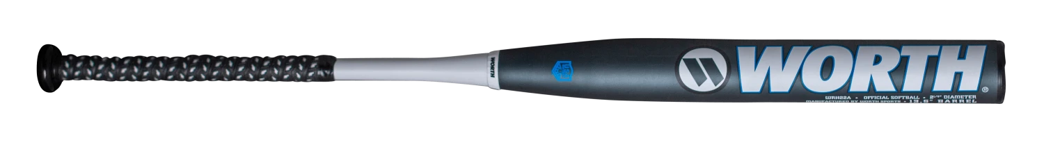 2022 Worth KReCHeR 13.5" XL ASA/USA Slowpitch Softball Bat: WRH22A 4 2022 Worth KReCHeR 13.5" XL ASA/USA Slowpitch Softball Bat: WRH22A - Image 2