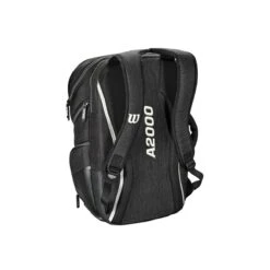Wilson A2000 Players Backpack Bat Bag: WTA2000 21 Wilson A2000 Players Backpack Bat Bag: WTA2000 -Rawlings Store WTA20BPBL 3 Wilson A2000 Backpack Black Silver Back.png.cq5dam.web .1200.1200