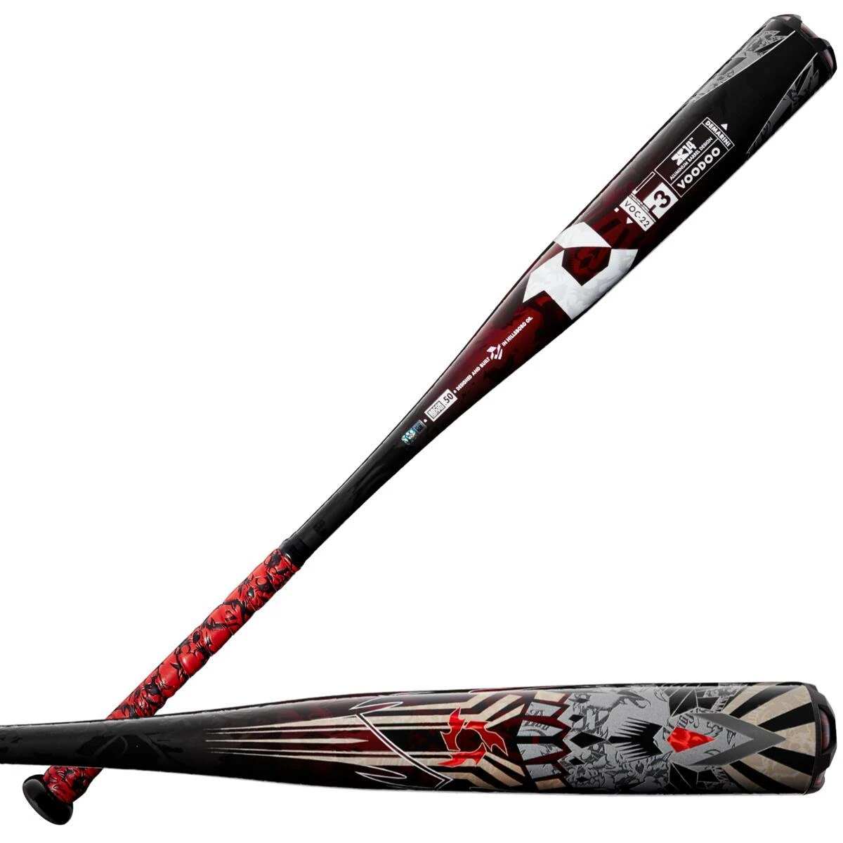 2022 DeMarini Voodoo One BBCOR (-3) Baseball Bat: WTDXVOC-22 4 2022 DeMarini Voodoo One BBCOR (-3) Baseball Bat: WTDXVOC-22 - Image 2