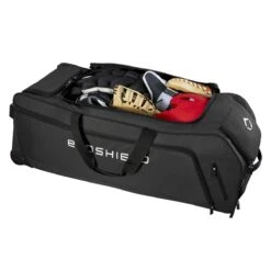 Evoshield Stone Wall Wheeled Bag (Multiple Colors): WTV9400 -Rawlings Store WTV9400BL 4 Evoshield Stonewall Wheeled Bag Interior.png.cq5dam.web .1200.1200