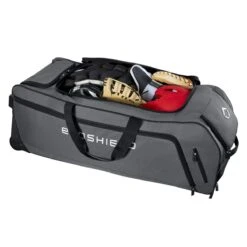 Evoshield Stone Wall Wheeled Bag (Multiple Colors): WTV9400 -Rawlings Store WTV9400GY 4 Evoshield Stonewall Wheeled Bag Interior.png.cq5dam.web .1200.1200