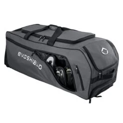 Evoshield Stone Wall Wheeled Bag (Multiple Colors): WTV9400 -Rawlings Store WTV9400GY 6 Evoshield Stonewall Wheeled Bag Catcher Pocket a.png.cq5dam.web .1200.1200