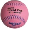Worth Pink 12" USSSA Super Gold Dot Extreme Classic M 40/325 Slowpitch Softballs (Dozen): WUC12CPXT 1 Worth Pink 12" USSSA Super Gold Dot Extreme Classic M 40/325 Slowpitch Softballs (Dozen): WUC12CPXT -Rawlings Store Worth USSSA PINK Softball WUC12CPXT
