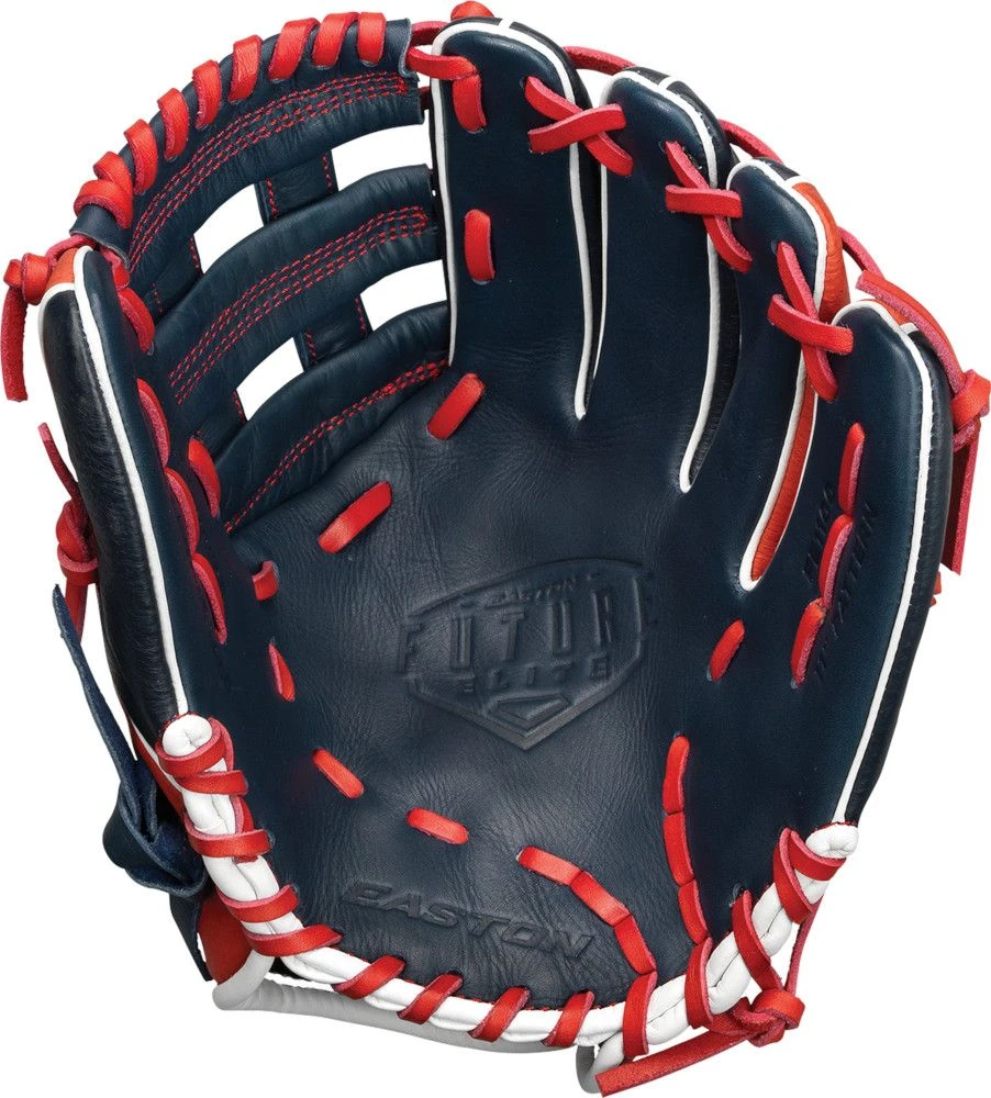 11 Inch Easton Future Elite Series Navy/Red/White Youth Infield Baseball Glove FE1100 4 11 Inch Easton Future Elite Series Navy/Red/White Youth Infield Baseball Glove FE1100 - Image 2