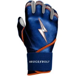 Bruce Bolt PREMIUM PRO NIMMO Long Cuff Batting Gloves: Mets Blue 12 Bruce Bolt PREMIUM PRO NIMMO Long Cuff Batting Gloves: Mets Blue -Rawlings Store premium pro nimmo series long cuff batting gloves blue gloves brucebolt 426818