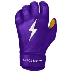 Bruce Bolt PREMIUM PRO Short Cuff Batting Gloves: Purple 11 Bruce Bolt PREMIUM PRO Short Cuff Batting Gloves: Purple -Rawlings Store premium pro short cuff batting gloves purple brucebolt 315746