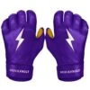 Bruce Bolt PREMIUM PRO Short Cuff Batting Gloves: Purple 1 Bruce Bolt PREMIUM PRO Short Cuff Batting Gloves: Purple -Rawlings Store premium pro short cuff batting gloves purple brucebolt 588698
